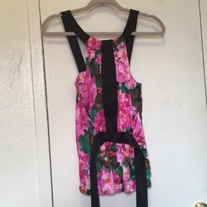 Balenciaga Silk Floral Tank